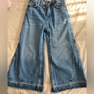 Zara kids wide leg jeans size 6